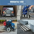 thumbnail image 6 of 1" Rise Modular Threshold Ramp for Doorways, Stable Wheelchair Ramp for Home Steps, Aluminum Door Ramp and Curb Ramp for Scooters, Power Chairs, Cars, 1100LBS Load Capacity, 6 of 7