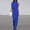 Blue, variant on HOMBOM Jumpsuits for Spring Green Sleeveless Round Neck Solid Color Wide-leg Jumpsuit M