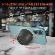 Pocket Popper Magnetic Mini Wireless Speaker | Black