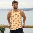 thumbnail image 6 of Rateoe Autumn Leaves And Pumpkins Pattern Sleeveless Gym Shirt Muscle Tee Breathable Workout Shirt Slim-Fit Tank Quick Dry Fit Muscle Tank Top Bodybuilding Sleeveless T Shirt-3X-Large, 6 of 7