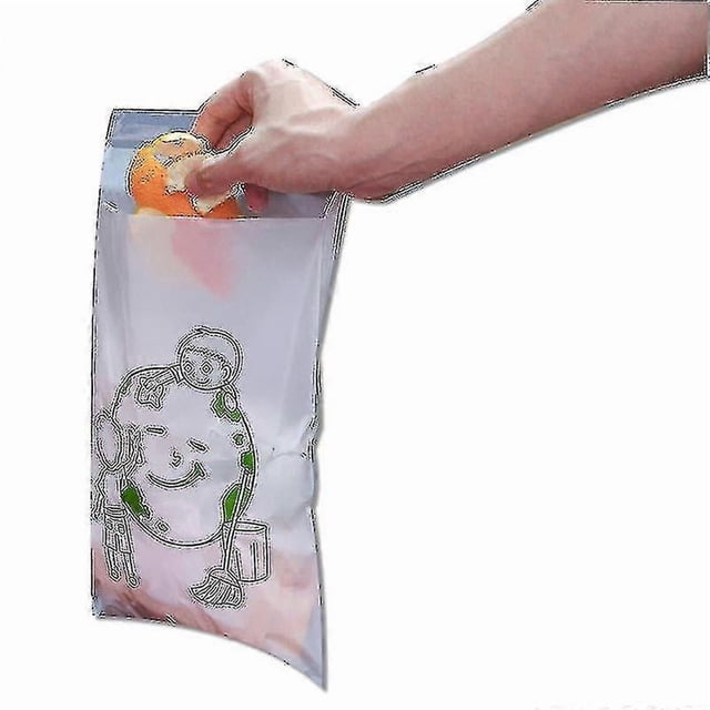 60 Pcs Car Trash Bag, Self Adhesive Trash Bag Disposable Car Trash Bags