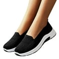 thumbnail image 3 of Sngxgn Flats Dress Shoes Comfortable Slip on Walking Flats(Black,41), 3 of 6