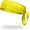 Yellow, variant on Adult Ninja Style Tie Headband Sweatband, Green