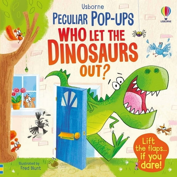 Peculiar Pop-Ups Who Let the Dinosaurs Out?, (Board Book)