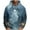 Gray, variant on Raeneomay Long Sleeve Shirts for Men Loose Long Sleeve Hooded Printed SweatShirt With Drop Shoulder Sleeves
