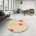 thumbnail image 4 of Ahgly Company Machine Washable Indoor Rectangle Transitional Construction Cone Orange Area Rugs, 2' x 3', 4 of 7