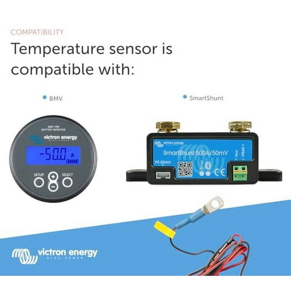 Victron Energy Temperature Sensor for Victron Energy BMV-702/712