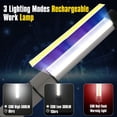 thumbnail image 4 of MXLEGNT COB Work Light: Rechargeable 500 Lumens Camping Light Portable Flashlight Magnetic Handheld Worklight Car Inspection Lamp with Hook for Car Repair Machine Emergency, 4 of 7