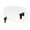 Transparent, variant on Huhudde Adjustable Windshield Spoiler Air Deflector Stylish for Universal Motorcycles