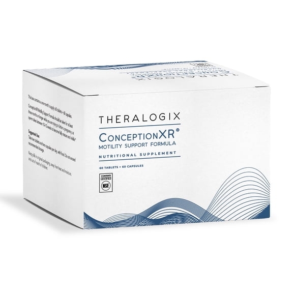 Theralogix ConceptionXR Motility Support Formula - 30-Day - Men's Preconception Vitamins for Fertility Support - Male Fertility Supplements for Sperm Health* -NSF Certified- 60 Tablets   60 Capsules