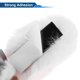 thumbnail image 5 of Accesorios de Casco de Motocicleta Decoración Orejas de Gato con Colores Gradientes y Campanas para Cascos de Motocicleta Bicicleta Esquí Gris Blanco Piel Sintética Stickers 1 Juego, 5 of 6