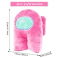 thumbnail image 4 of Juego de 10 cm, peluches de animales, juguetes de peluche, juego de peluches, decoración del coche para el hogar, regalos para fanáticos del juego, 4 of 5