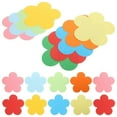 thumbnail image 1 of HLONK10 Packs Cardboard Flower Cut Outs Paper Flowers Hand Colored Cutouts, 1 of 8