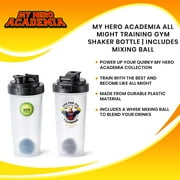 My Hero Academia All Might Training Gym Shaker Bottle | Includes Mixing Ball