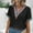 Black Womens Tops Dressy Casual, variant on New Arrivals Gamivast Plus Size Cotton Tops for Women 2X Shirts for Women Trendy Summer 2024 Womens Blouses Casual Plus Size Short Sleeve Shirts for Women V Neck