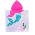thumbnail image 5 of GYRATEDREAM Hooded Kids Beach Towels - Toddler Bath Towel Girls Boys Swim Cover-ups for Ages 3 to 10 Kids Pool Towels Quick Dry Lightweight Soft Microfiber Poncho Towel 59x30 inch, 5 of 7