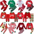 thumbnail image 2 of Conjuntos de pijamas de Navidad para niños y niñas, ropa de dormir de dibujos animados de Mickey, ropa de bebé, ropa de dormir para padre, Otoño, nuevo, 2 of 4