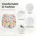 thumbnail image 6 of Picia Colorful Donuts Pattern Women's 2 in 1 Athletic Running Shorts High Waisted Workout Casual Gym Sweat Shorts with Comfy Liner Zipper Pockets-Medium, 6 of 9