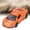 Orange, variant on M Buder 1:32 Alloy Model Car Durable Vivid Pull Back Metal Sports Car Model With Light And Sound For Boys Girls Kids Toddlers Lightning Gray Edition