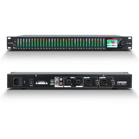 FULODE FX-888 Dual channel synchronized control 31-Band Digital Equalizer