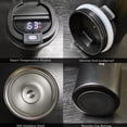 thumbnail image 5 of Insulated Smart Touch 12oz Stainless Steel Travel Coffee Cup with Lid  Vacuum Flasks Thermos Mug for Car  Temperature Display, 5 of 7