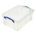thumbnail image 4 of Really Useful Box 9L Storage Container with Lid & Clip Lock Handle (4 Pack), 4 of 7