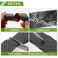 thumbnail image 7 of Unique Bargains Universal 8.2Ftx3.94In Car Side Skirts Protector Carbon Fier Pattern Black, 7 of 7