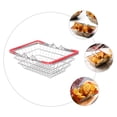 thumbnail image 3 of OULII Panier de Rangement à Main Usage Domestique Rouge 1Pcs, 3 of 8