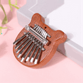 thumbnail image 4 of Mini Kalimba 8 Key Exquisite Finger Thumb Piano, Beginners Music Lovers Players,Cute Pendant Love, 4 of 7