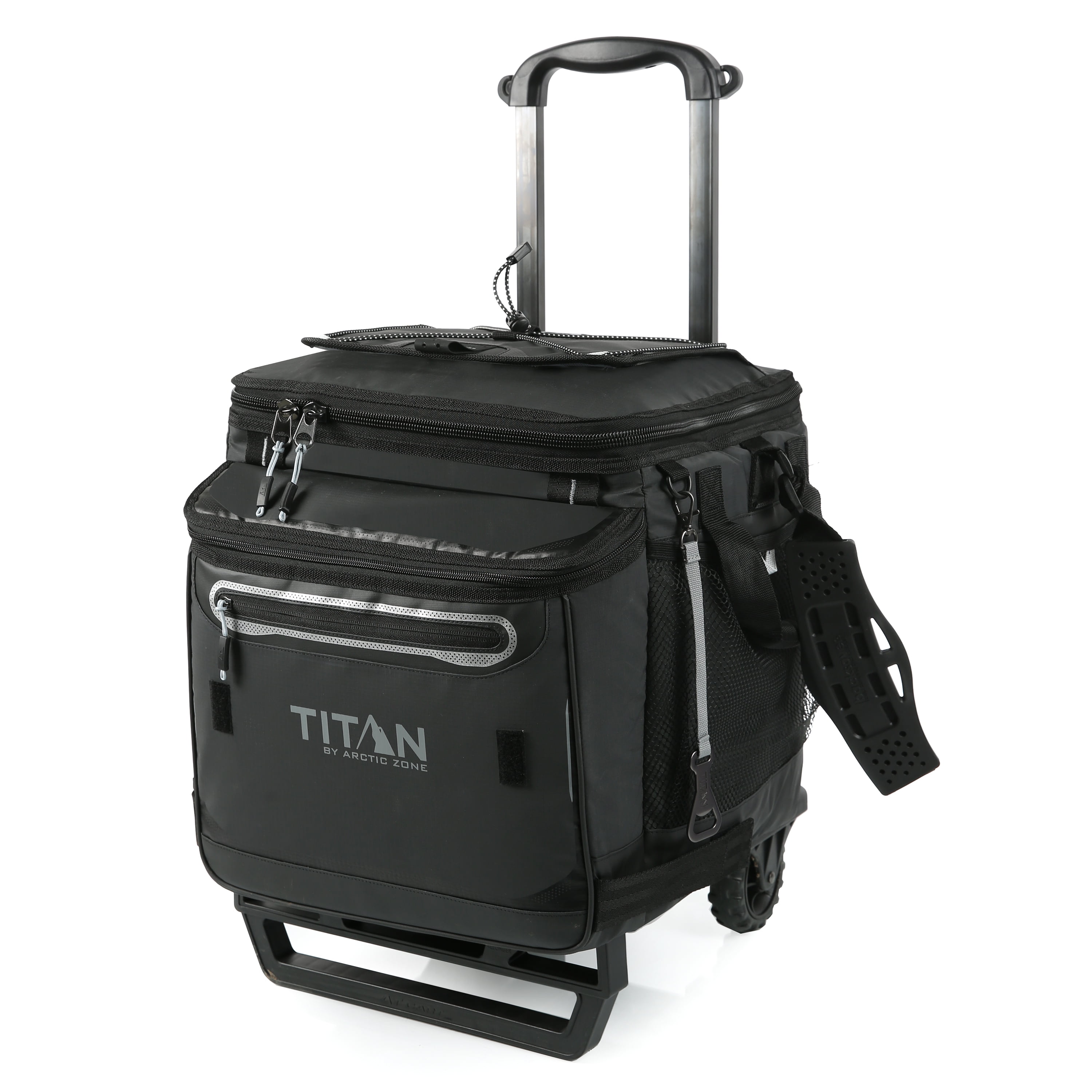 Titan by Arctic Zone 60 Can, 40 Quart Soft Cooler with Wheels, Basalt Gray