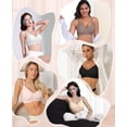 thumbnail image 5 of Werena Scalloped Wireless Bras for Women No Underwire Seamless Bra Padded Full Coverage Comfortable Bralettes, 5 of 6