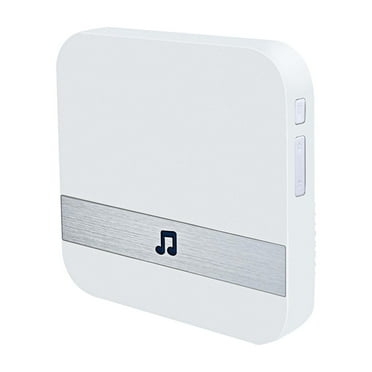 Plug-in Chime for Wireless Video Doorbell Entry Chime with Adjustable Music Selection Ding-Dong Door Bell Chime 433MHz Frequency (AC 90~)