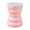 

FTjfrsbc Collapsible Silicone Water Bottle Telescopic Outdoor Drinking Cup (Pink)