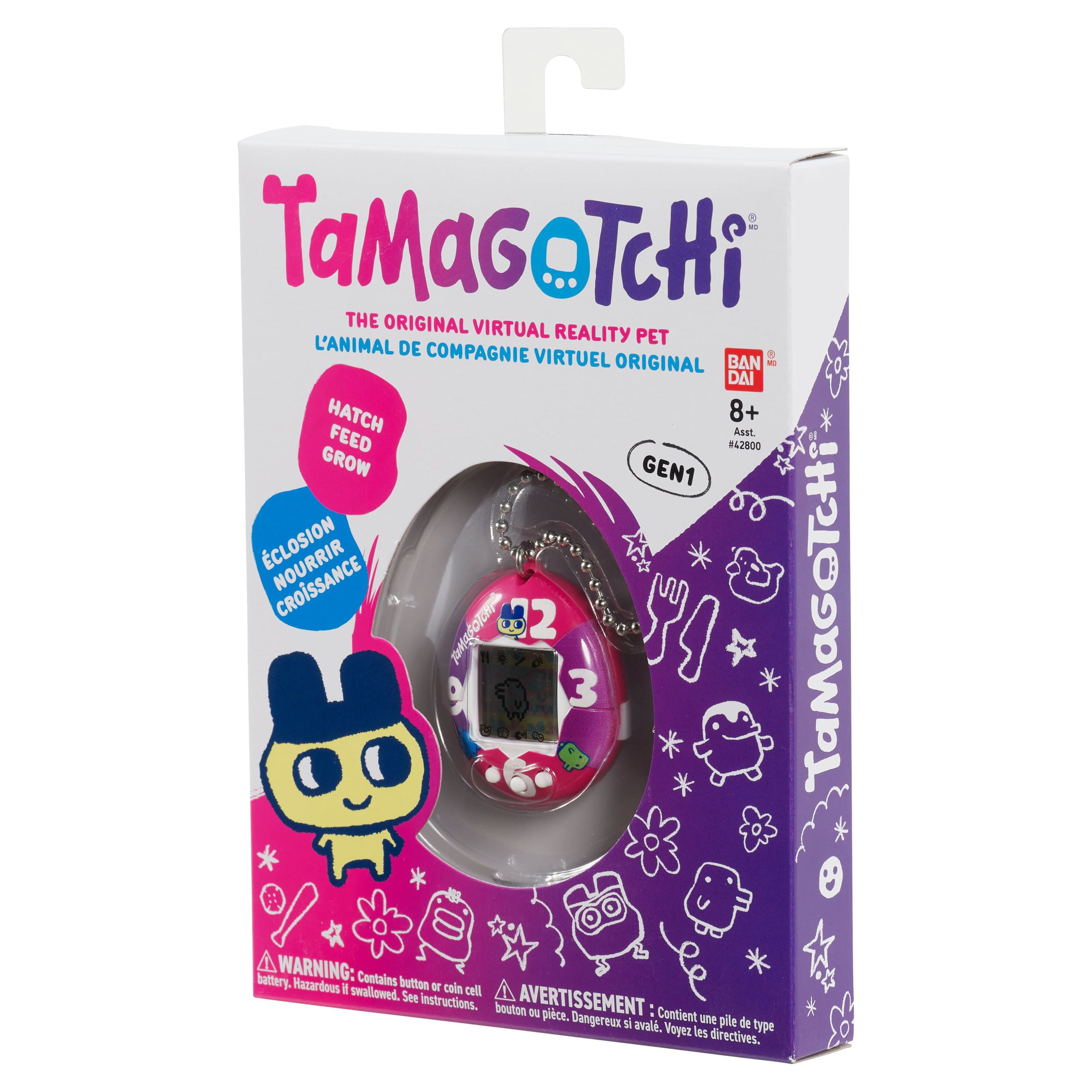 Original Tamagotchi Gen 2 Virtual Pet Toy with Turquoise