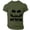 Army Green, variant on Spooky Jack O' Lantern Face Halloween Costumes Mens Short Sleeve Tee, Don't Test One Happy Halloween Funny Printed Casual Shirts for Party Daily Use