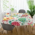 thumbnail image 5 of Coolnut Outdoor & Indoor Rectangle Tablecloth,Cute Turtle Dinner Table Cover for Patio, Picnic, Holiday Party 54x54In, 5 of 7