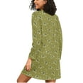 thumbnail image 2 of joogoo Palm Trees-t1 Women's Long Sleeve Nightgown Sleepwear L, 2 of 8