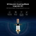thumbnail image 2 of Creality K1 60W Ceramic Heating Block Upgrade Kit with High Temperature Resistance 0.4mm Nozzle and, 2 of 8
