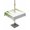 Green, variant on Outdoor Tablecloths with Umbrella Hole & Zipper, Sage Green 54x80 Inch Tablecloth Rectangle, Summer Botanical Leaves Watercolor Waterproof Table Cloth, Patio/Pool/Picnic Table Covers
