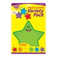 thumbnail image 2 of Trend Smiling Stars Accents - 36 x Smiley Star Shape - Precut - 5.50" Height - Assorted - 36 / Pack | Bundle of 10 Packs, 2 of 3