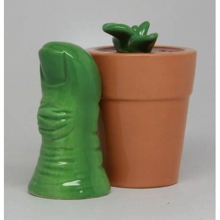 Pacific Giftware ATTRACTIVES Salt and Pepper Shaker - Green Thumb