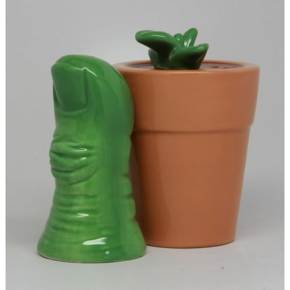 Pacific Giftware ATTRACTIVES Salt and Pepper Shaker - Green Thumb