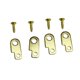 thumbnail image 1 of Kit de montaje para pedal de efectos de guitarra, 4 soportes y 4 tornillos, práctico pedalero. Oro, 1 of 9