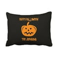 thumbnail image 1 of RYLABLUE Vintage Popular Happy Halloween Pumpkin Party Customizable Polyester 20 x 30 Inch Rectangle Throw Pillow Covers With Hidden Zipper Home Sofa Cushion Decorative Pillowcases, 1 of 1