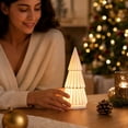 thumbnail image 7 of Eliaeconx Christmas Tree Desktop Decoration, Luminous Ceramic Ornament for Home Tabletop Holiday Decor, 7 of 7