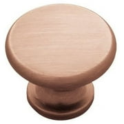 Flat Top Knob Antique Copper 1-1/8" L-P84061-RAL-C