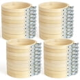 thumbnail image 1 of Aros bordados Caydo, 36 piezas, 8 cm, adornos navideños, 1 of 7