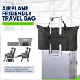 thumbnail image 3 of Bolsa de viaje EASYFUN Weekender con funda tipo trolley negra, 3 of 9