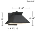 thumbnail image 6 of John Timberland Whatley Modern Outdoor Wall Light Fixture Black LED 6 1/4" Metal Shade for Post Exterior Barn Deck House Porch Yard Posts Patio Home, 6 of 6