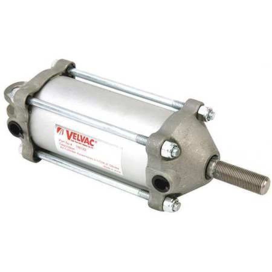 VELVAC 100122 21/2" Bore Double Acting Air Cylinder 4" Stroke